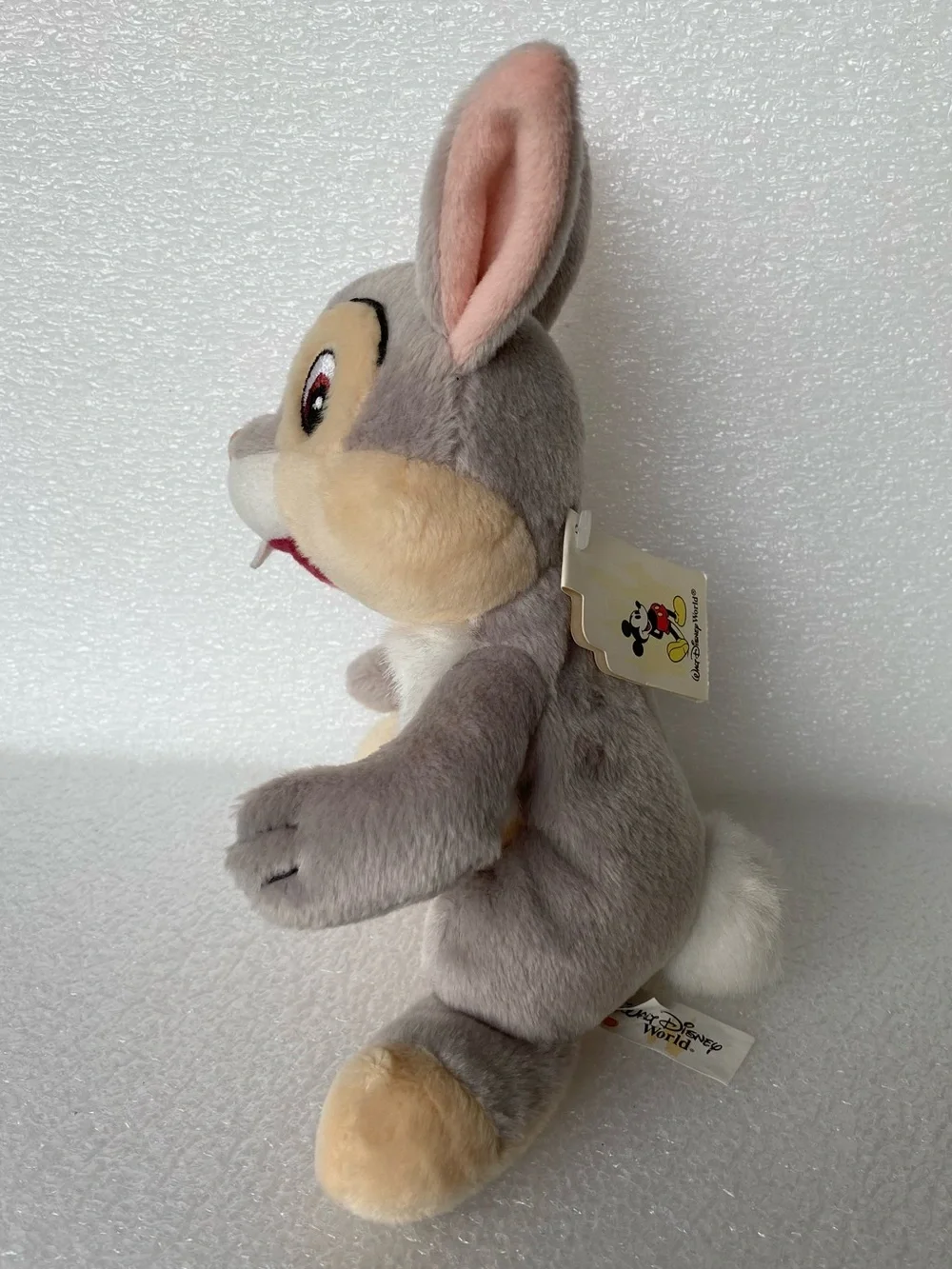 Vintage Walt Disney World THUMPER Bunny Rabbit Plush Toy From BAMBI with Tag